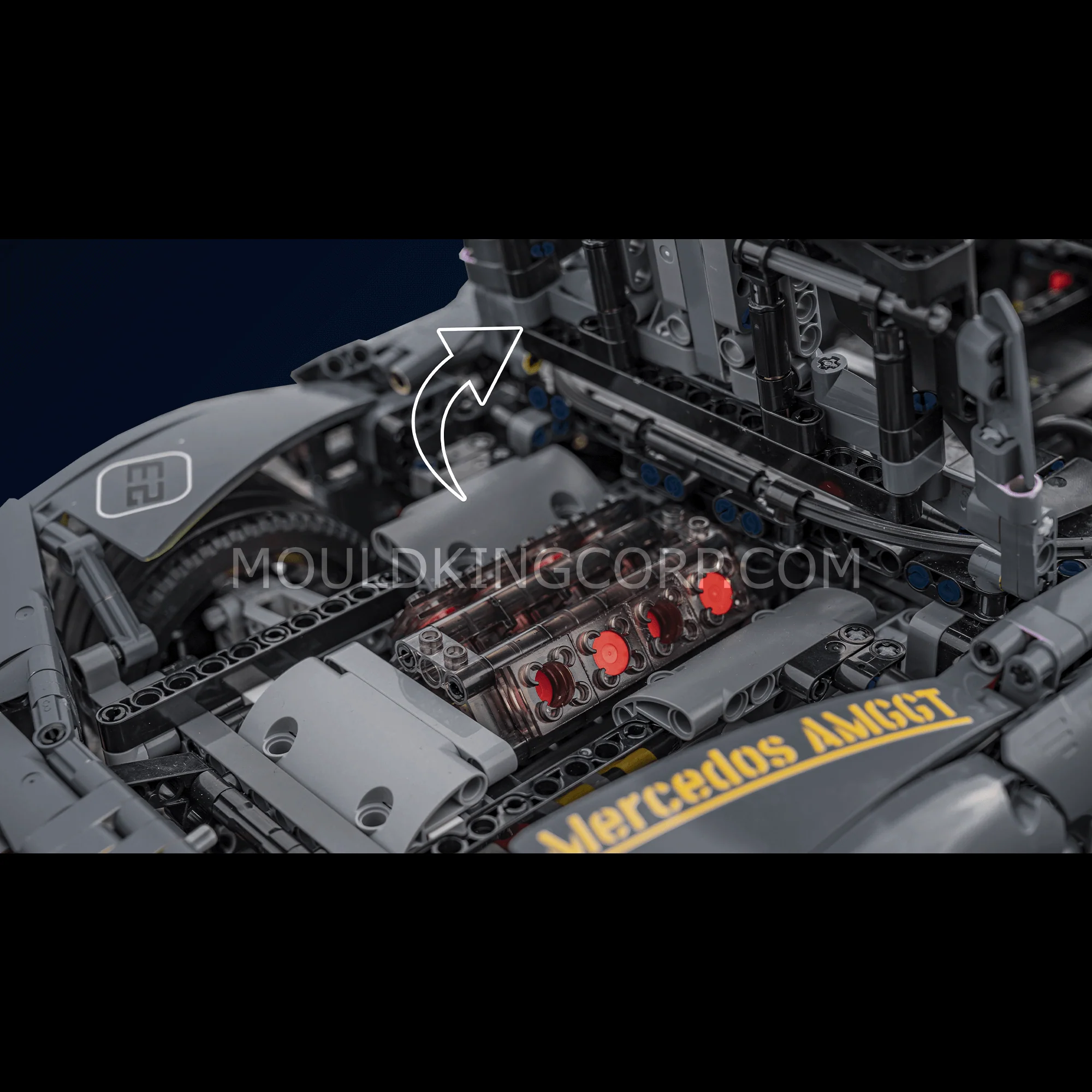 Mould King 13123 AMG GT Shadow Sports Car Remote Controlled Building Set | 2,872 PCS