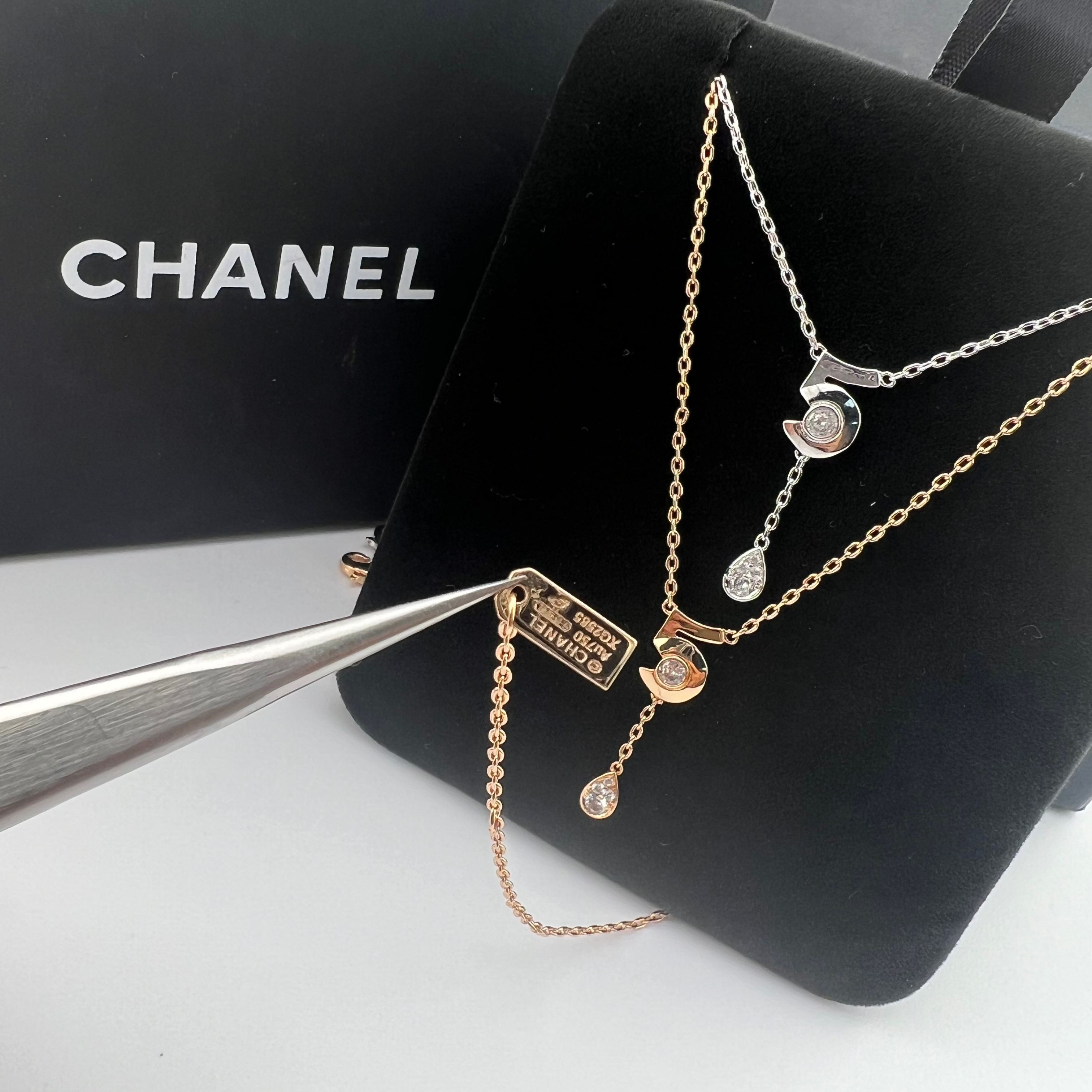 NO.5 Water Tear Tassel Clavicle Necklace - Artisantouchss