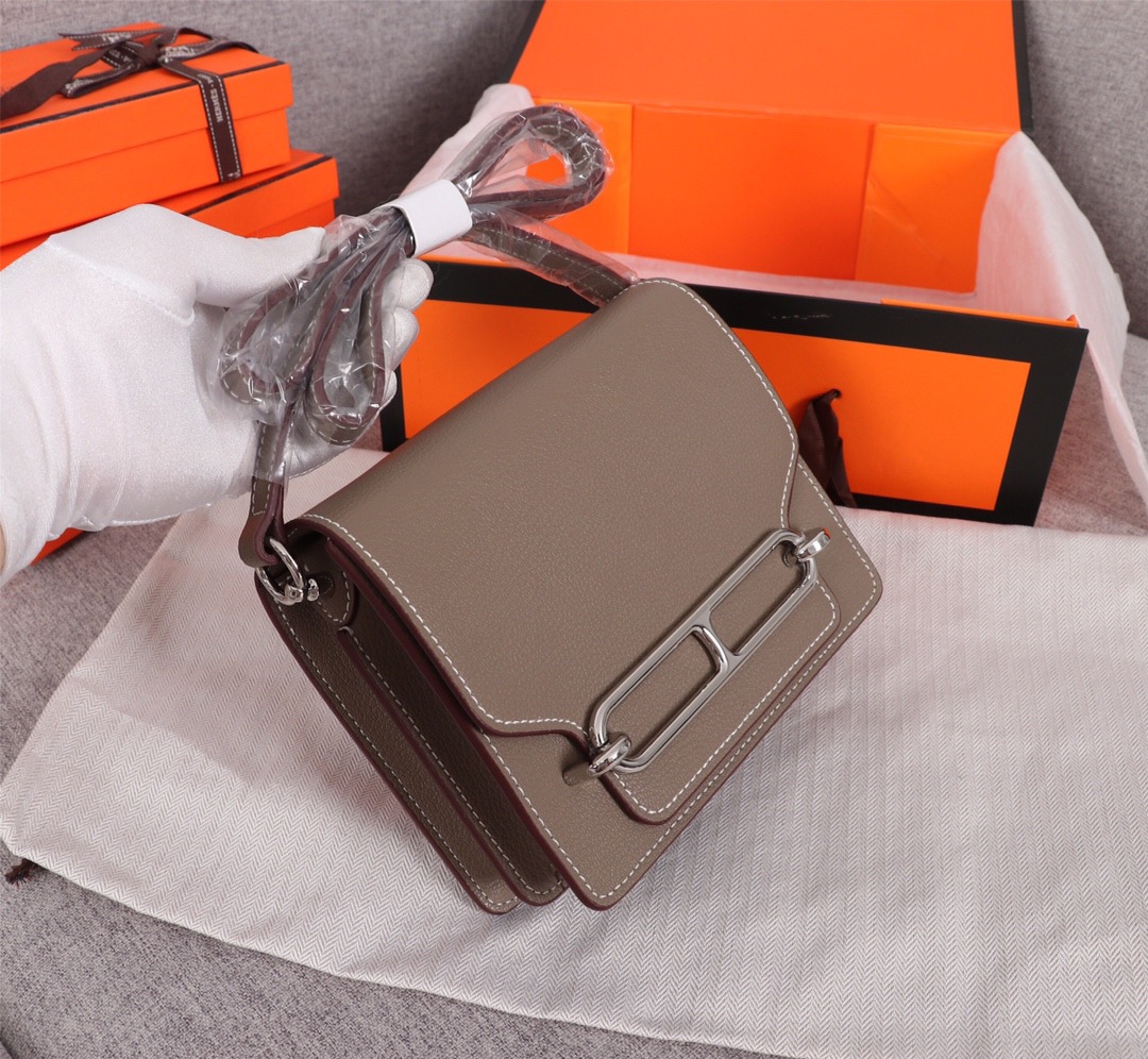 Hermes sac roulis 18-22 Palladium Hardware