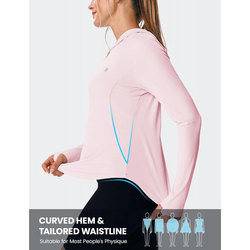 AURETOP Women's UPF 50+ Sun Hoodie UV Protection