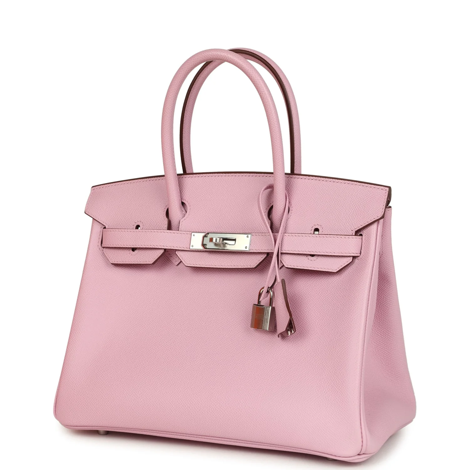 Hermes Birkin 30 Mauve Sylvestre Epsom Palladium Hardware