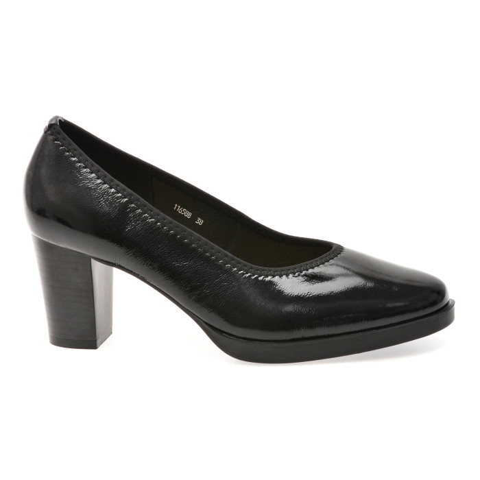 Pantofi eleganti FLAVIA PASSINI negri, 11658, din piele naturala lacuita