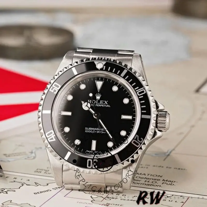 Rolex Submariner 14060M Black Dial Stainless Steel Case 40MM Mens Replica Watch