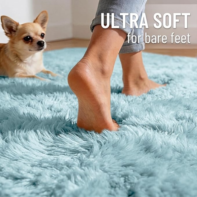 6x9 Machine Washable Large Area Rugs for Living Room, Bedroom