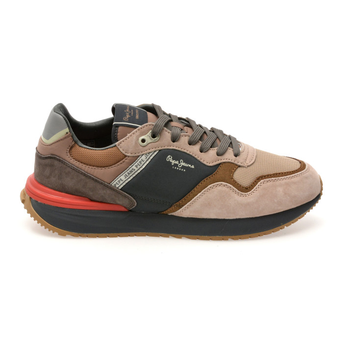 Pantofi sport PEPE JEANS bej, MS60009, din material textil