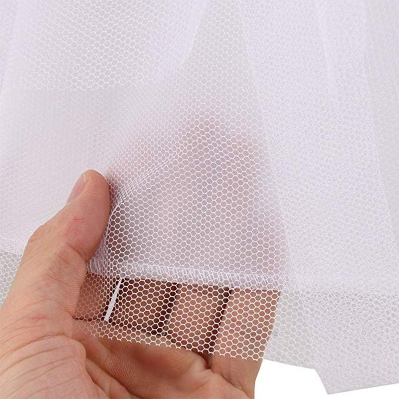 Kids White Mini 3 Layers Wedding Flower Girl Petticoat