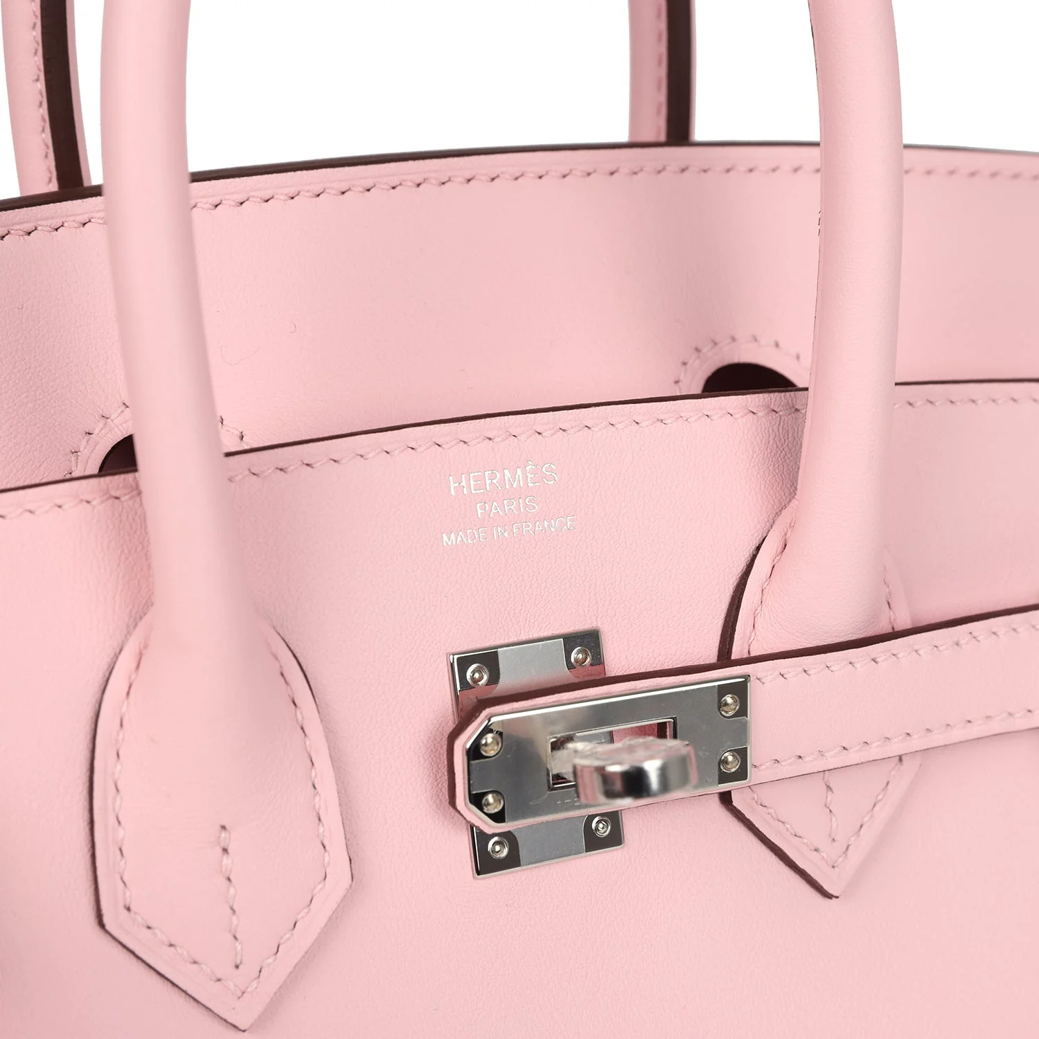 Hermes Birkin 25 Rose Sakura Swift Palladium Hardware