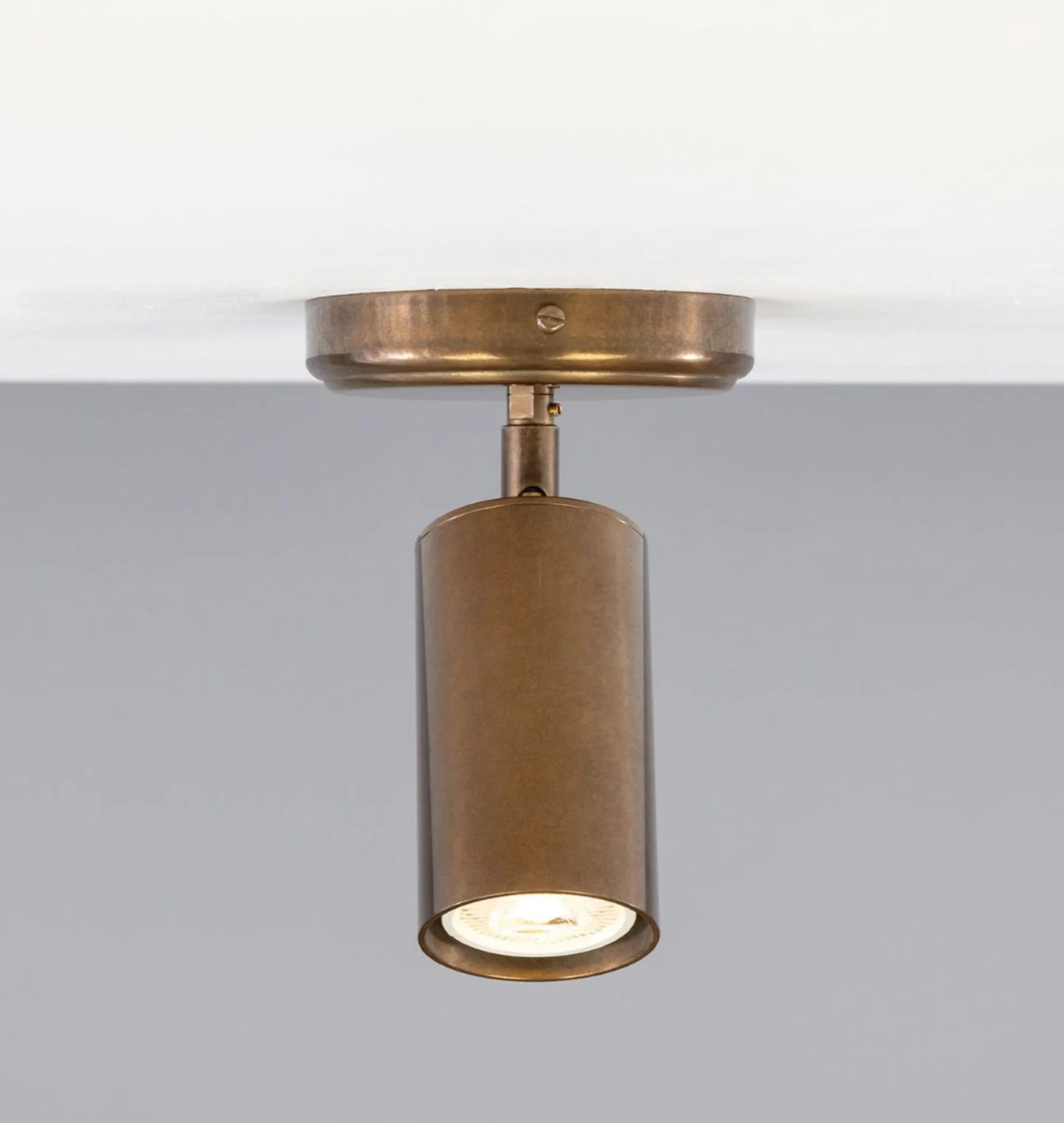 Evanston Ceiling Light Antique Brass
