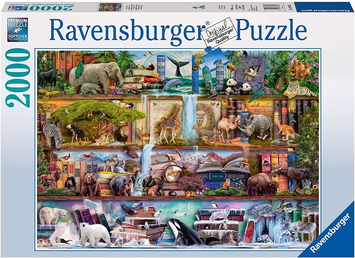 Aimee Stewart Wild Kingdom Shelves 2000 Piece Puzzle