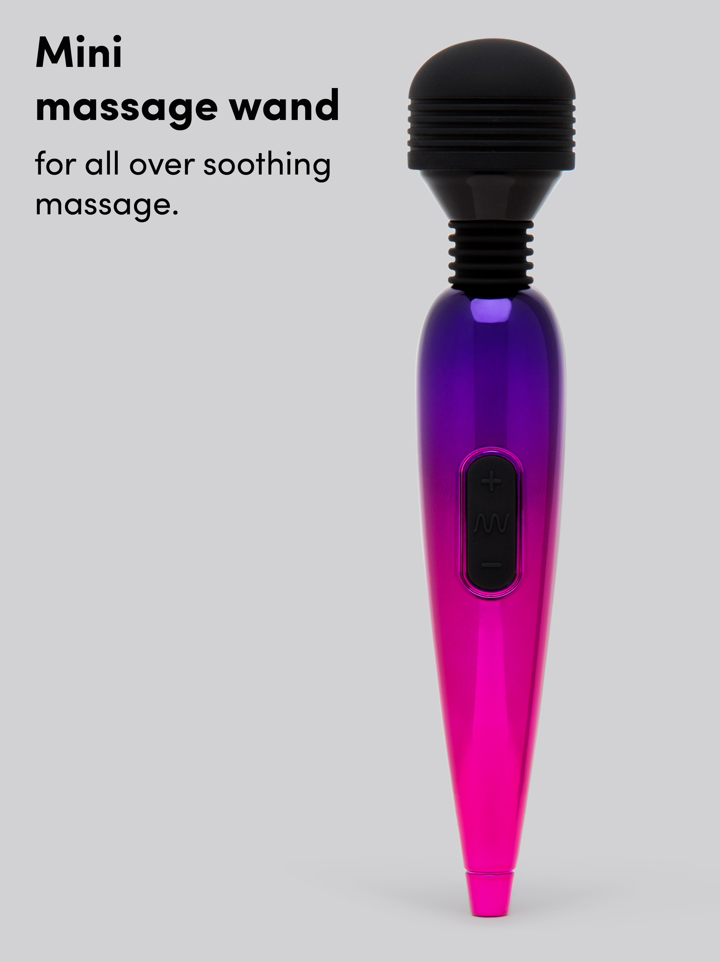 Lovehoney Deluxe Rechargeable Mini Metallic Massage Wand Vibrator