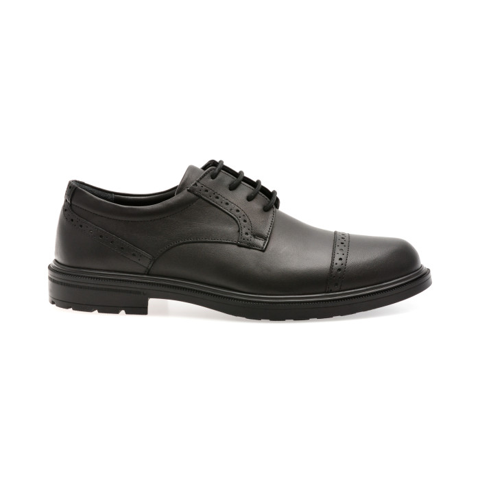 Pantofi eleganti OTTER negri, A63, din piele naturala