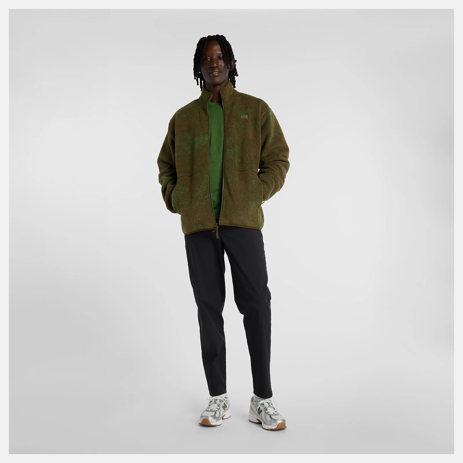 High Pile Printed Jacket