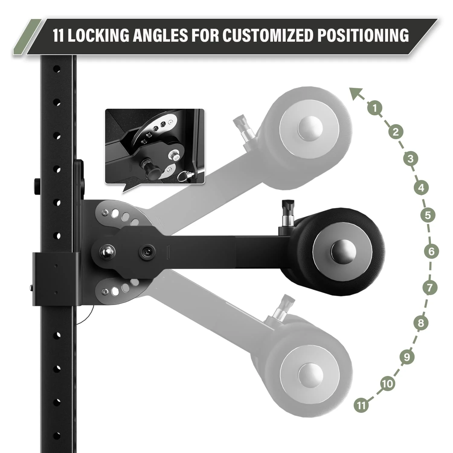 Major Fitness Home Gym Equipment Leg Holder Attachment