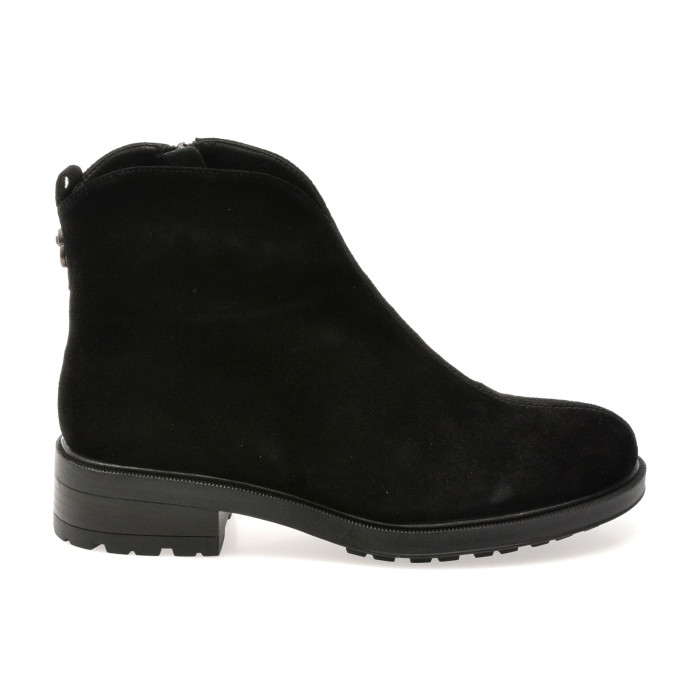 Ghete GRYXX negre, X2117, din piele intoarsa