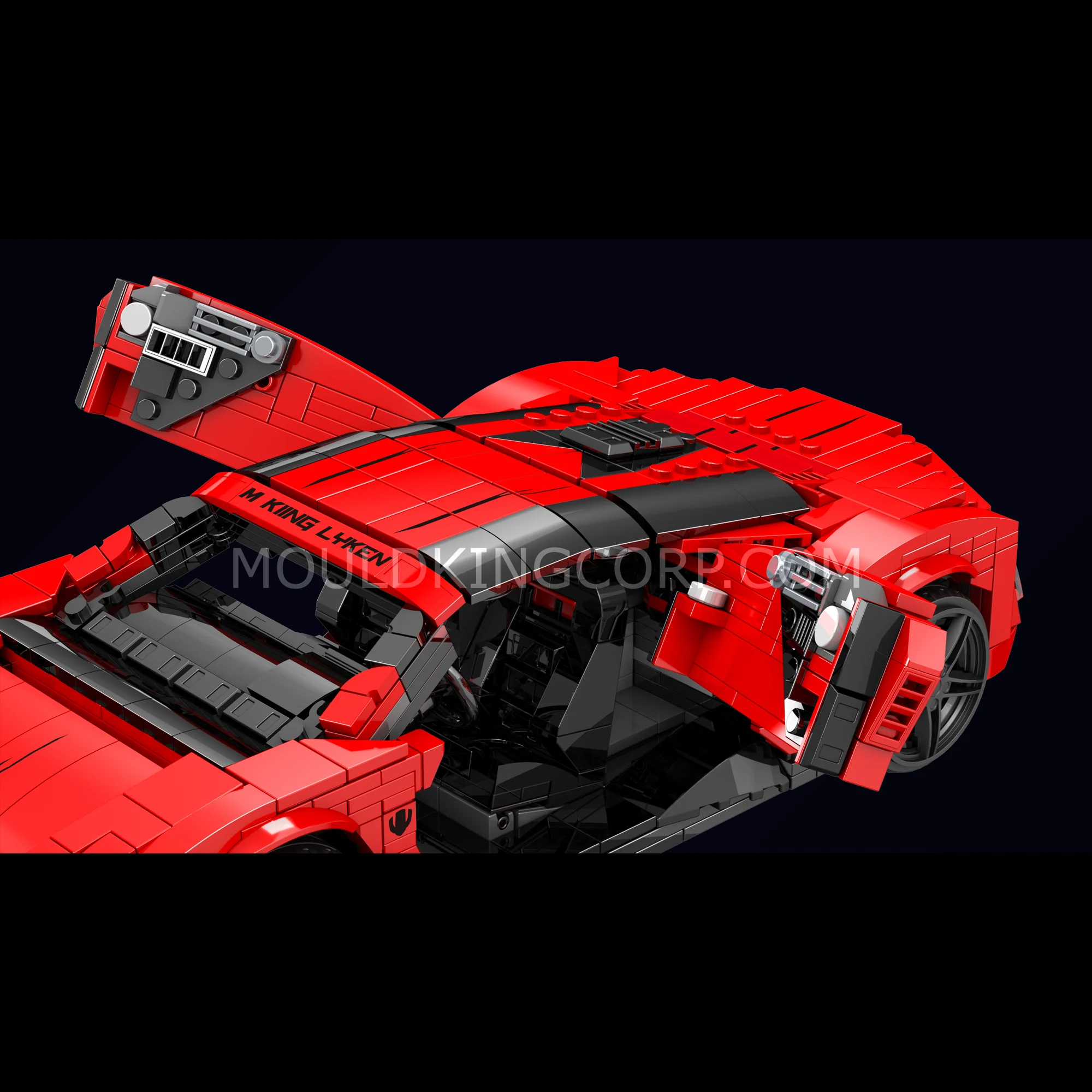 Mould King 10117 Liken Hypersport Car Model Building Set |  1,311 Pcs