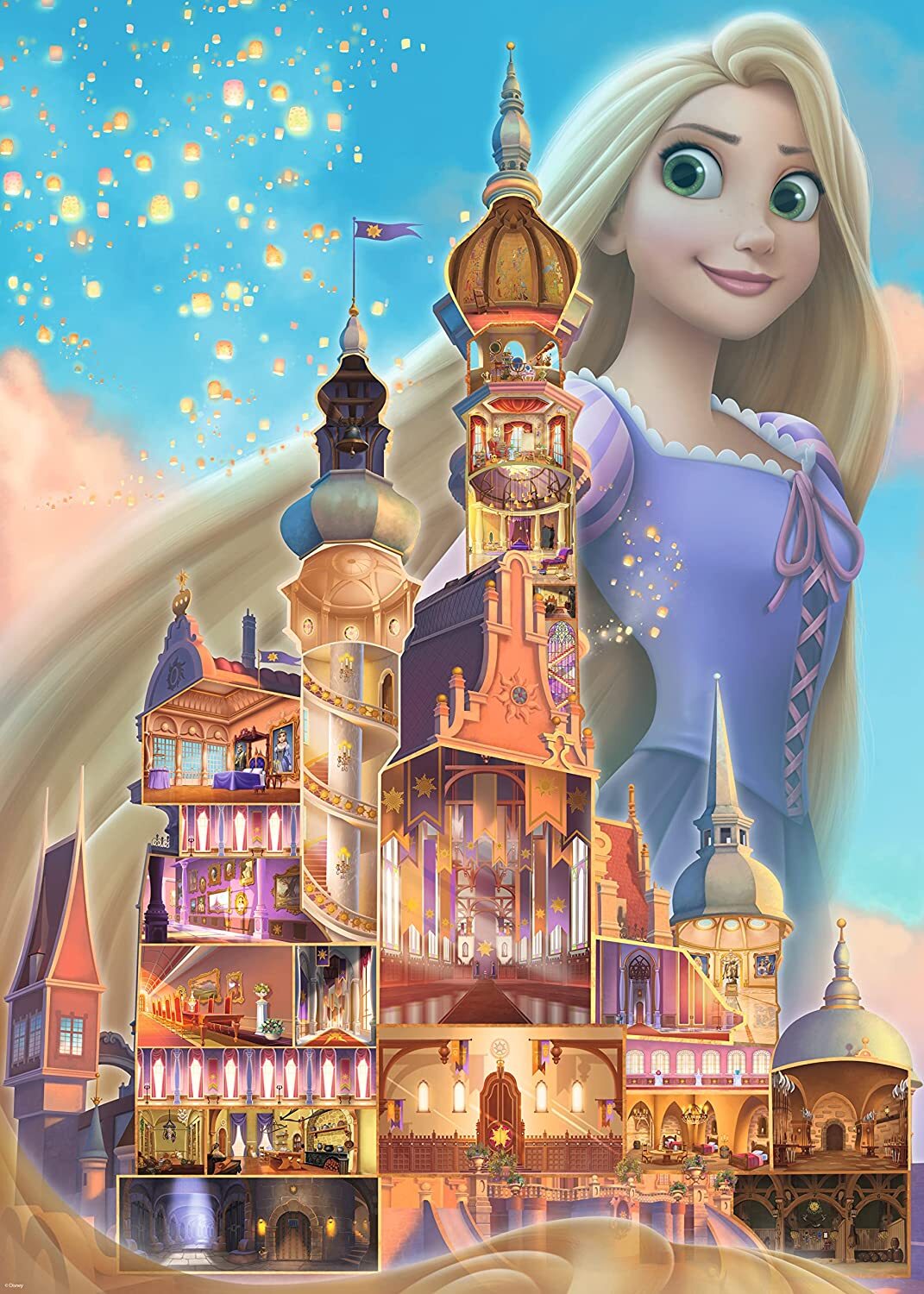 Castle Collection Rapunzel 1000 Piece Puzzle