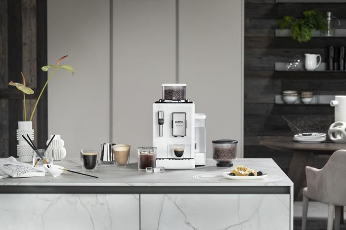 DE LONGHI - Macchina da caffè automatica EXAM440.35.W-Bianco (arctic white)
