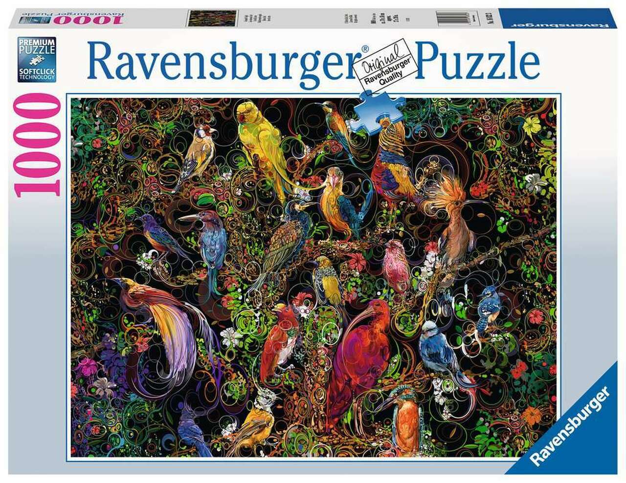 Birds of Art 1000 Piece Puzzle