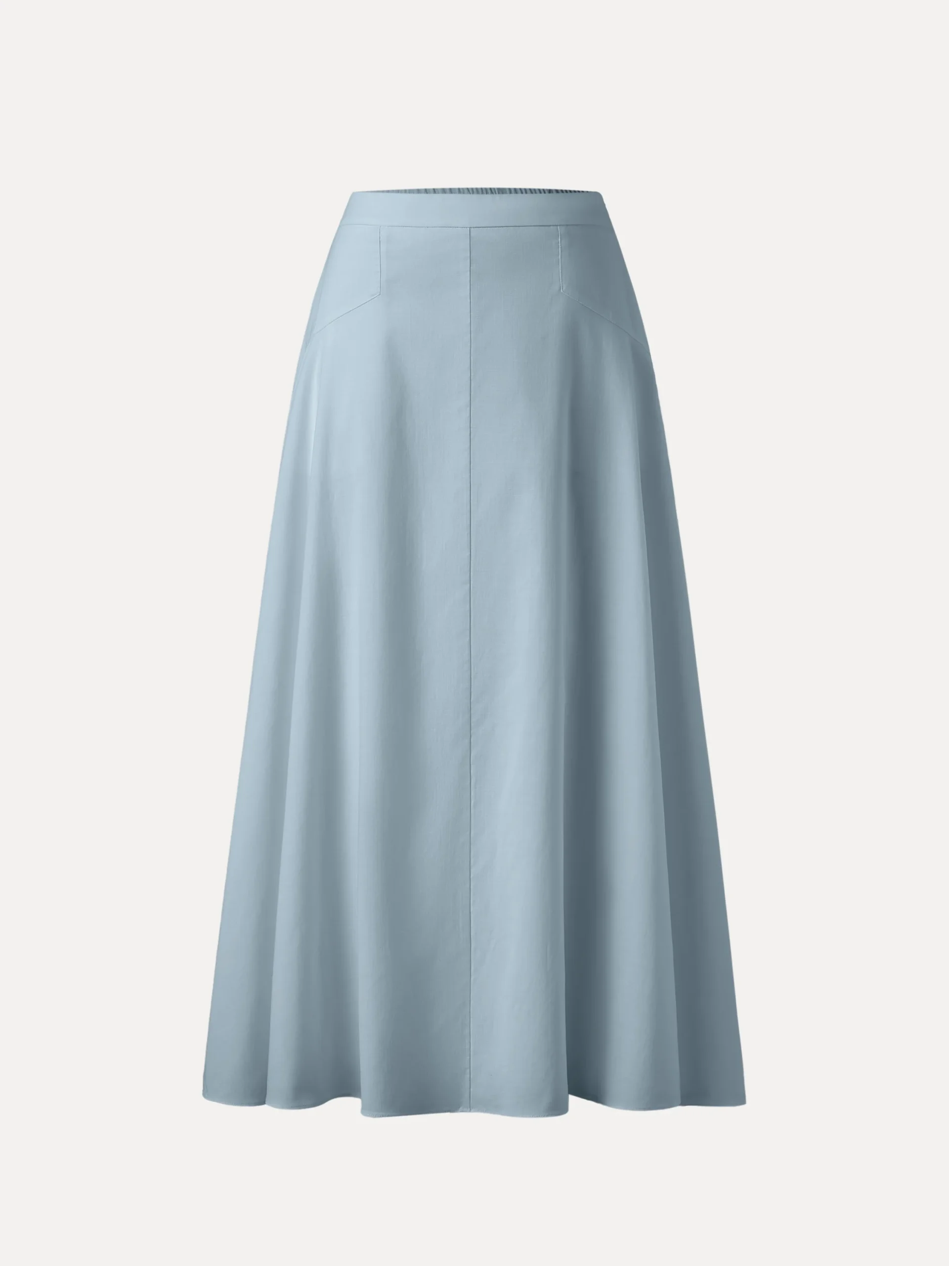 Pull-on Midi Skirt with Pockets