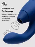 Womanizer Duo 2 Rechargeable Silicone G-Spot and Clitoral Stimulator