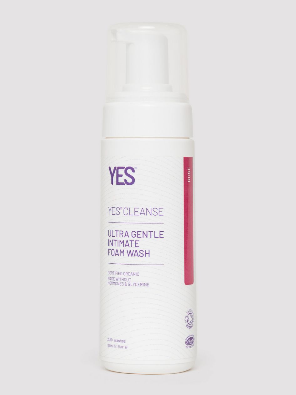 YES Cleanse Rose Organic Ultra Gentle Intimate Foam Wash 150ml