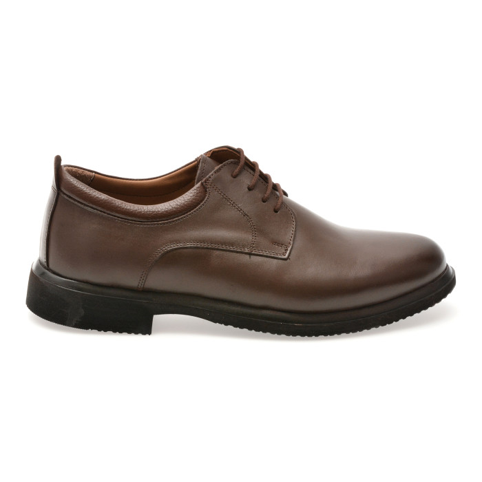 Pantofi BITE THE BULLET maro, RZ004, din piele naturala