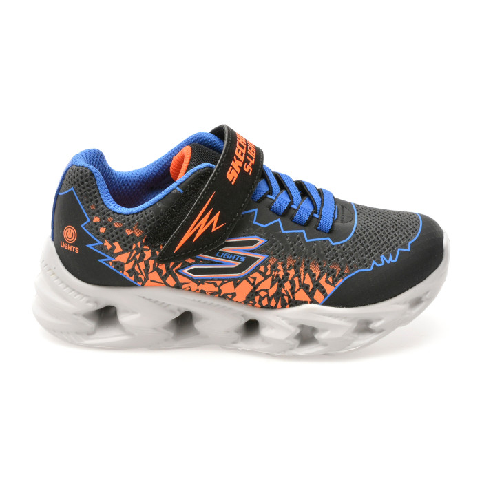 Pantofi sport SKECHERS negri, VORTEX 2.0, din material textil