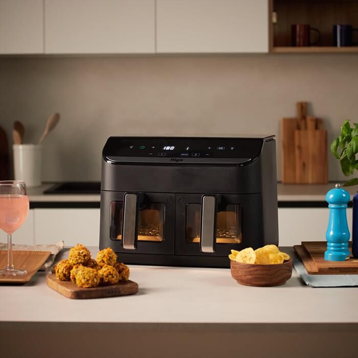 HIGO - Friggitrice ad aria con doppio cestello FA-81