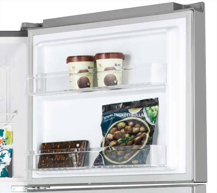 CANDY - Frigorifero 2 porte CDG5T717ES Classe E 410 lt-Argento