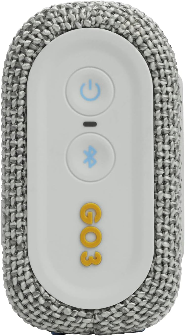 GO3 – Waterproof Ultra Portable Bluetooth Speaker – Cloud White