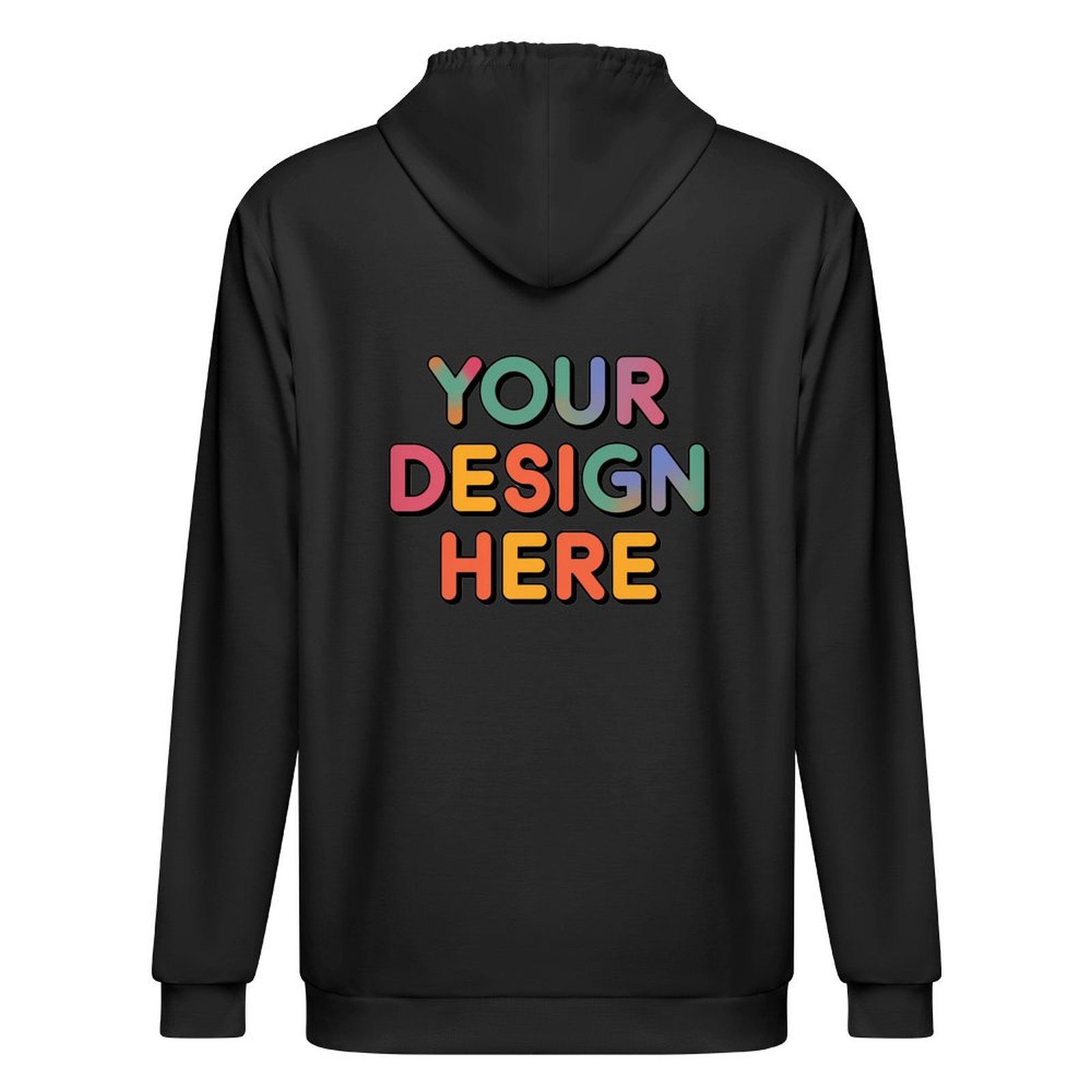 Customized Men’s Front and Back Print Adult Sweater