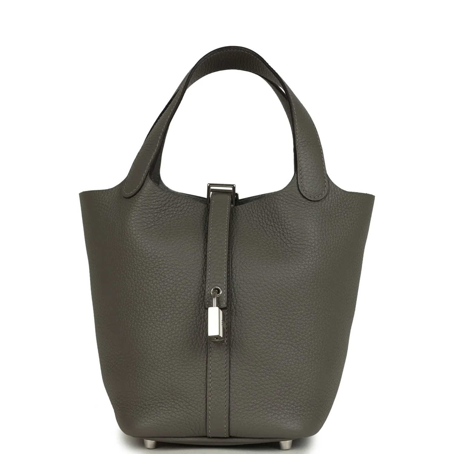 Hermes Picotin Lock 18 Gris Meyer Clemence Palladium Hardware