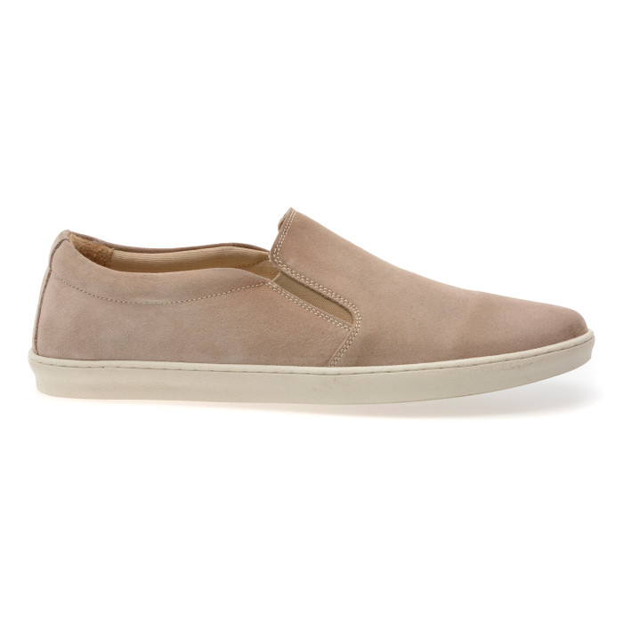 Mocasini BITE THE BULLET bej, 7203, din piele intoarsa