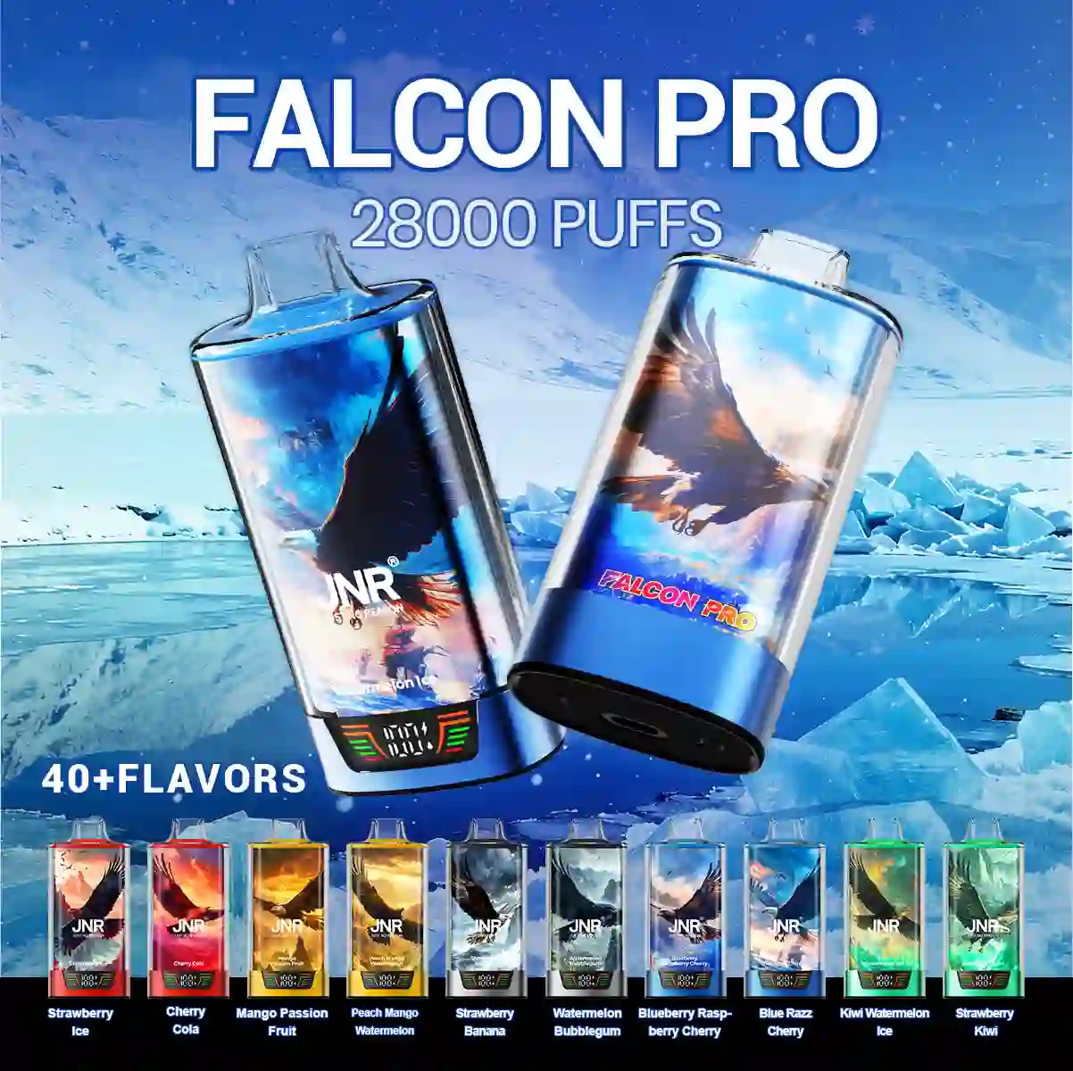 Falcon Pro 28k Puffs Disposable Vape - JNR Vape Puff