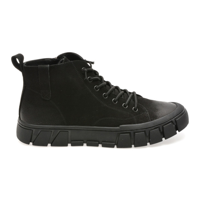 Ghete GRYXX negre, 3108, din nabuc