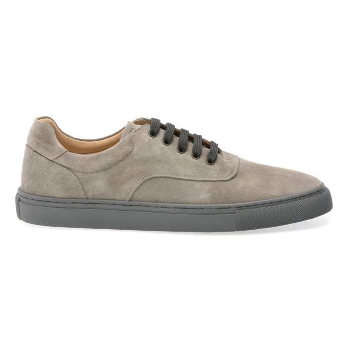 Pantofi sport BITE THE BULLET gri, 8135, din piele intoarsa