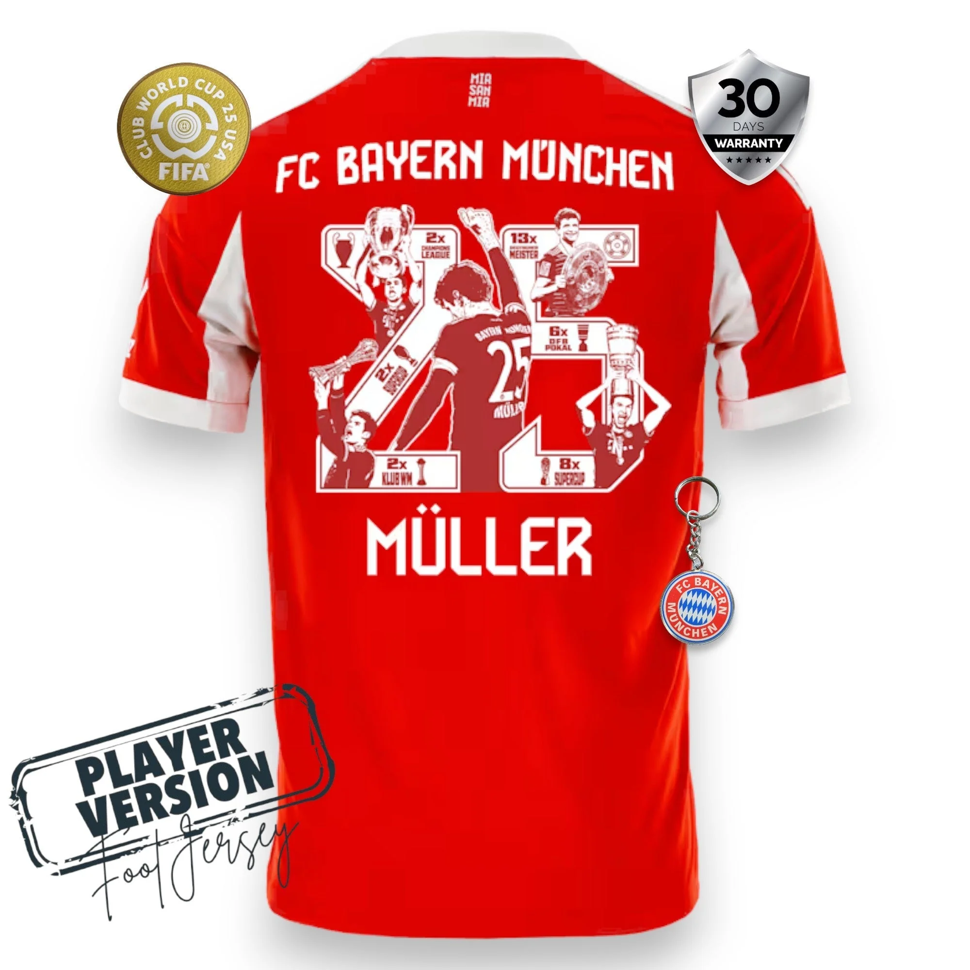 Bayern Munich Player Home Jersey 2025/26 - M��ller Special Edition