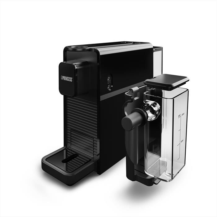 PRINCESS - MACCHINA CAFFÈ CAPSULE NESPRESSO E LATTE PRO-Nero / Plastica