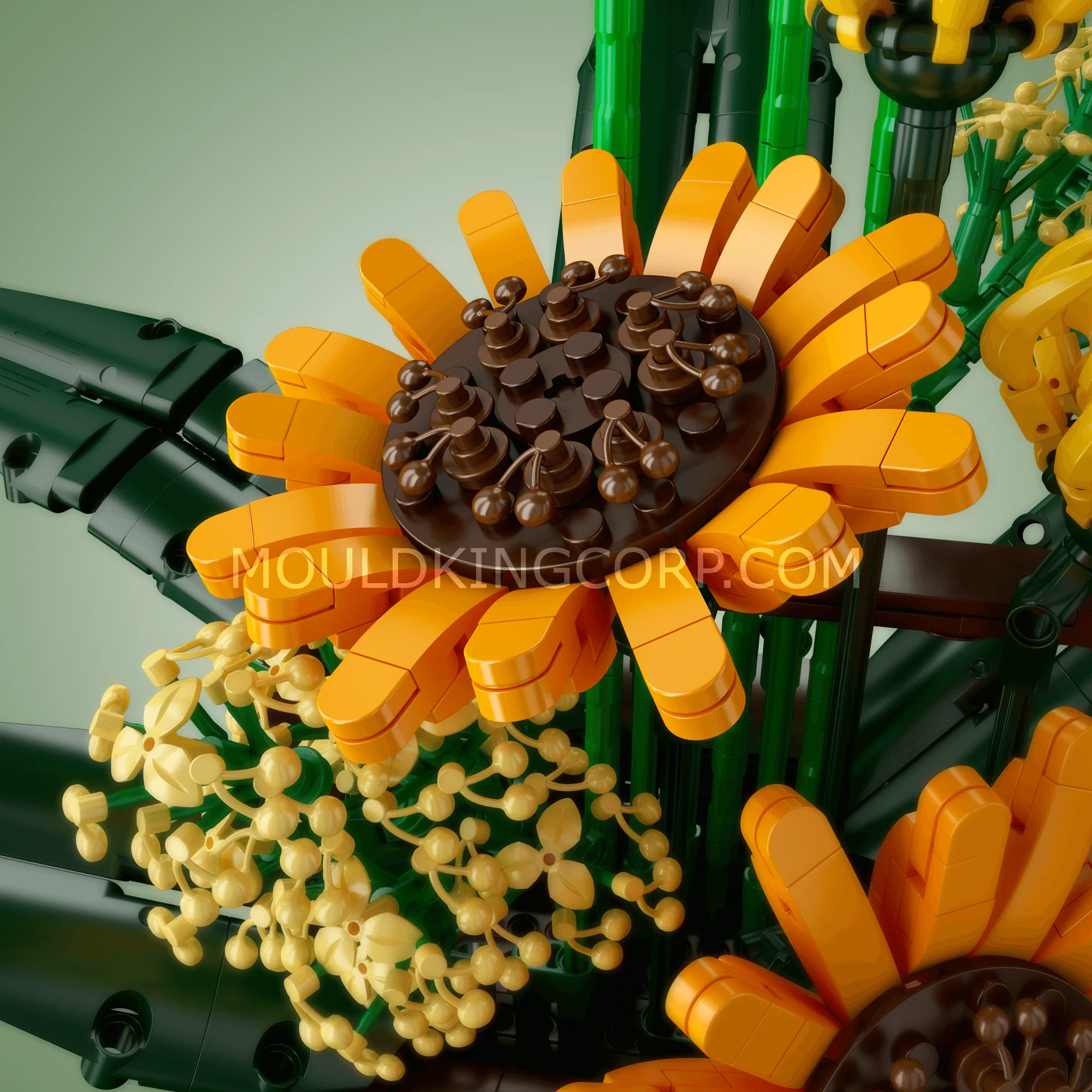 Mould King 10024 Birds of Paradise Flower Bouquet Building Set | 1,608 PCS