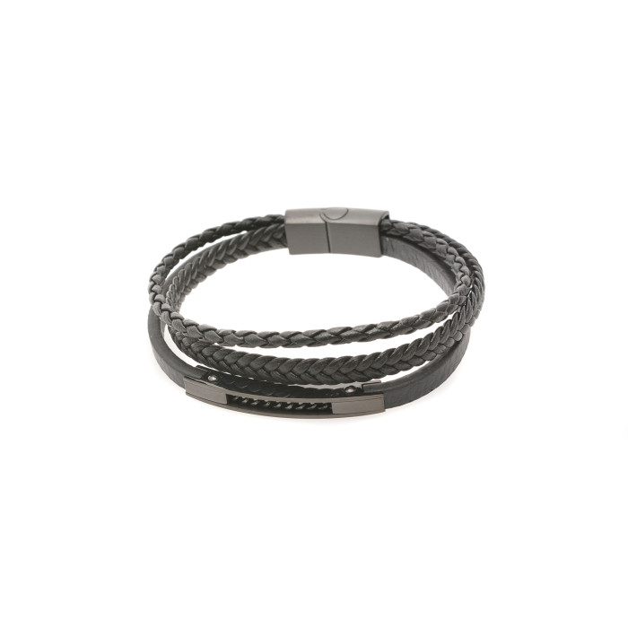 Bratara ALDO neagra, MAYLED 001, din piele ecologica