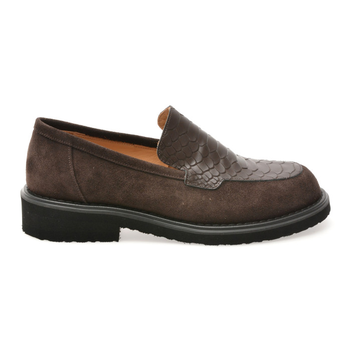Mocasini EPICA maro, 3154368, din piele intoarsa