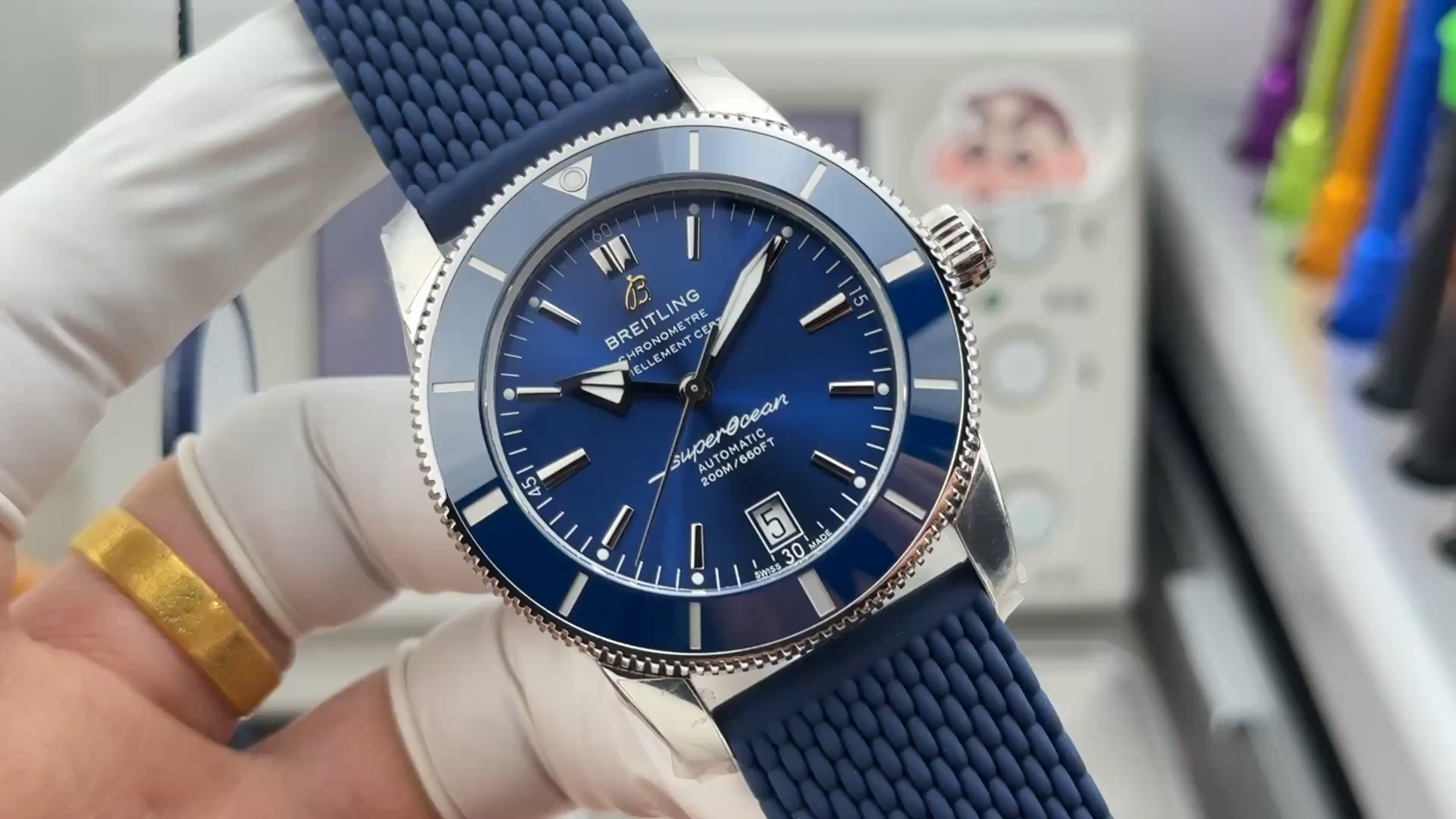 1:1 Clone Breitling Superocean Heritage B20 46mm Blue Dial AB2020161C1S1