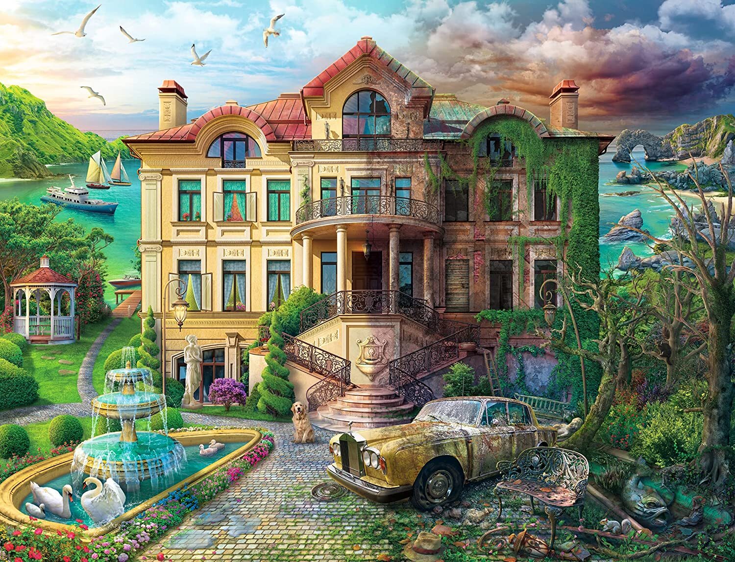 Cove Manor Echoes 2000 Piece Puzzle
