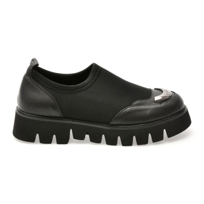 Pantofi EPICA negri, 1462602, din material textil