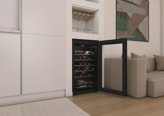 CANDY - Cantinetta CWC033M Classe G 33 bottiglie-Nero