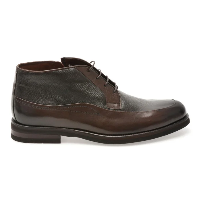 Ghete elegante LE COLONEL maro, 63938, din piele naturala