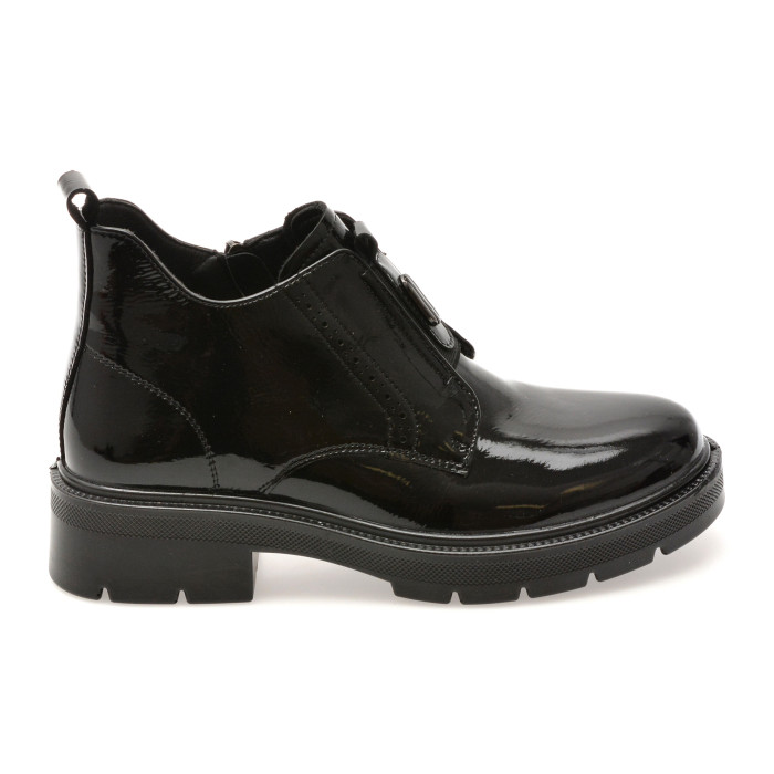 Ghete GRYXX negre, 2404311, din piele naturala lacuita