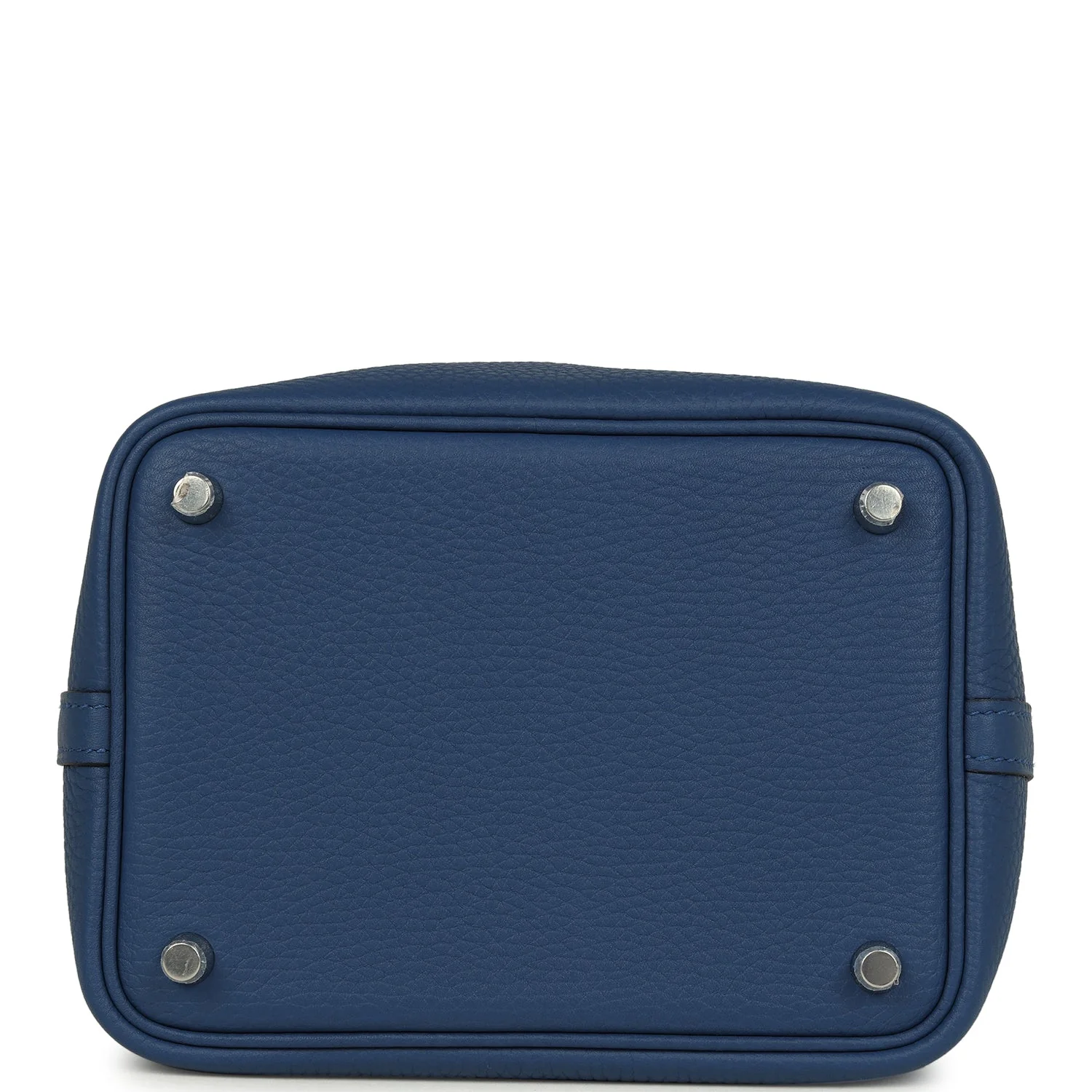 Hermes Picotin Lock 18 Bleu Tie Clemence Palladium Hardware