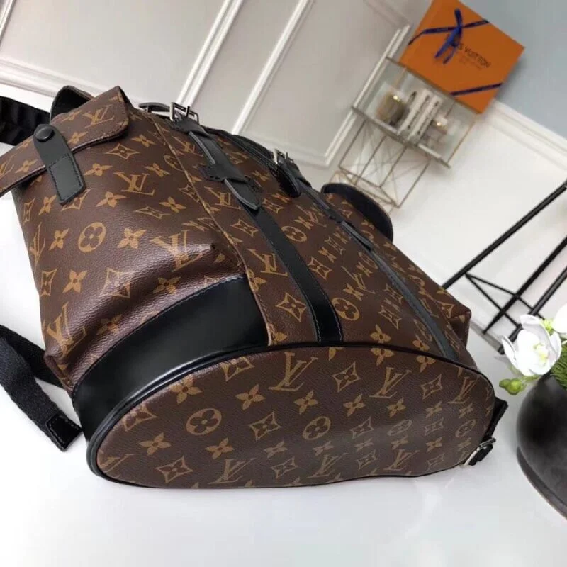 Louis Vuitton Christopher Pm M43735 Mono Brown