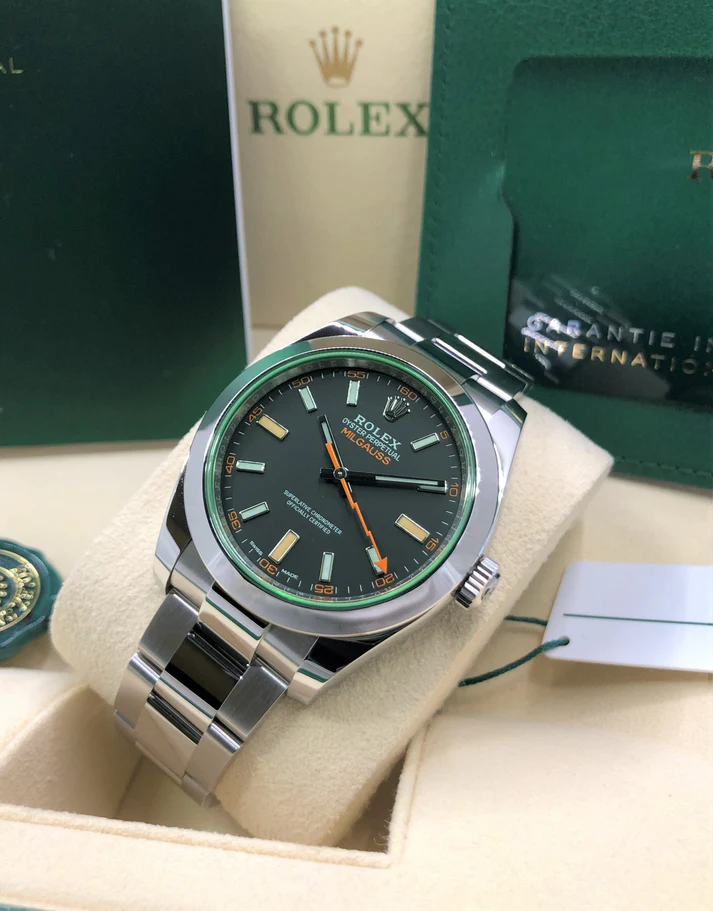 Rolex MILGAUSS Oyster, 40 mm, Oystersteel M116400GV
